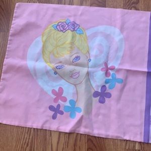 Barbie made in USA pillow case rare vintage